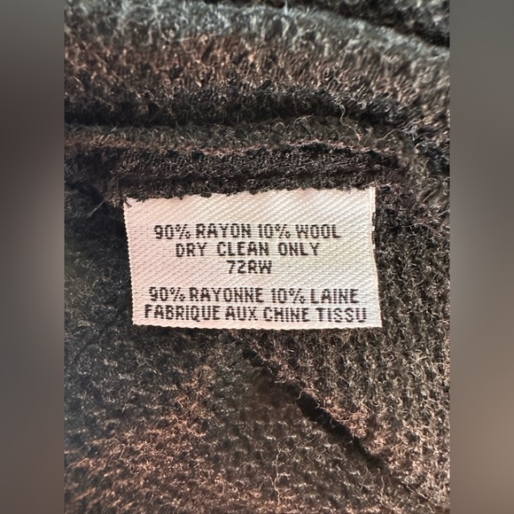 Eileen Fisher Cropped Wool Blend Tweed Pant Size M - Picture 7 of 7